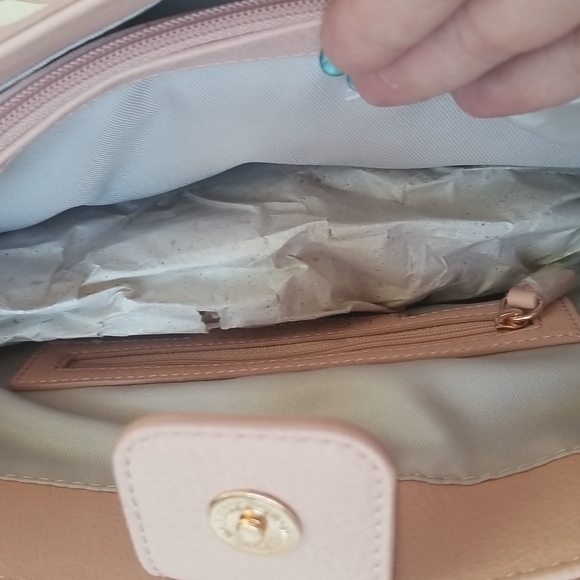 LC LAUREN CONRAD DUSTY PINK 'PRESLEY" TOTE - Picture 6 of 8